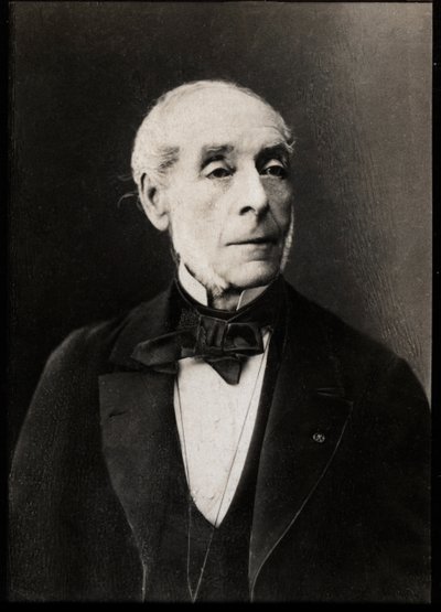 Porträt von Ernest Legouvé (1807-1903), französischer Dramatiker von French Photographer